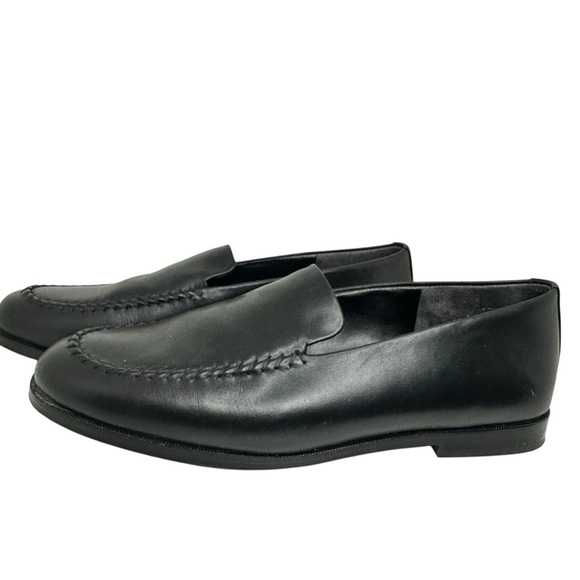 Nordstrom Black Leather Loafers Size 8 - Picture 6 of 6